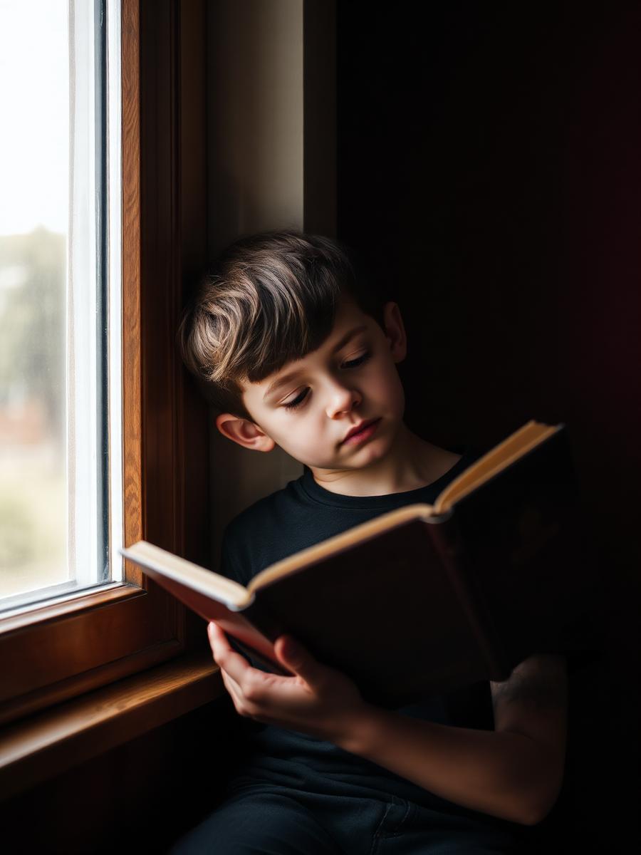 Enfant lisant